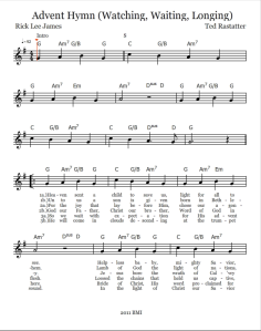 Advent Hymn Lead Sheet Pg 1
